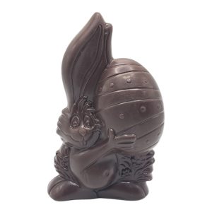 Dark Chocolate Bunny with Egg