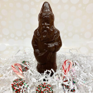 Dark Chocolate Solid Old Time Santa | Reppert's Candy