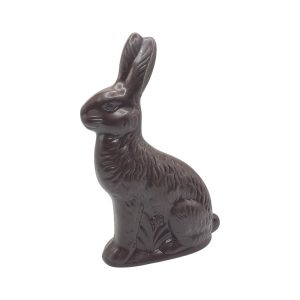 7" Dark Chocolate Sitting Bunny