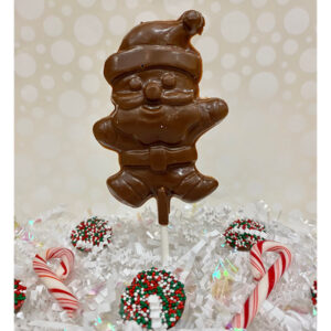 Milk Chocolate Jolly Santa Pop | Reppert's Candy