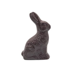 4" Dark Chocolate Sitting Bunny